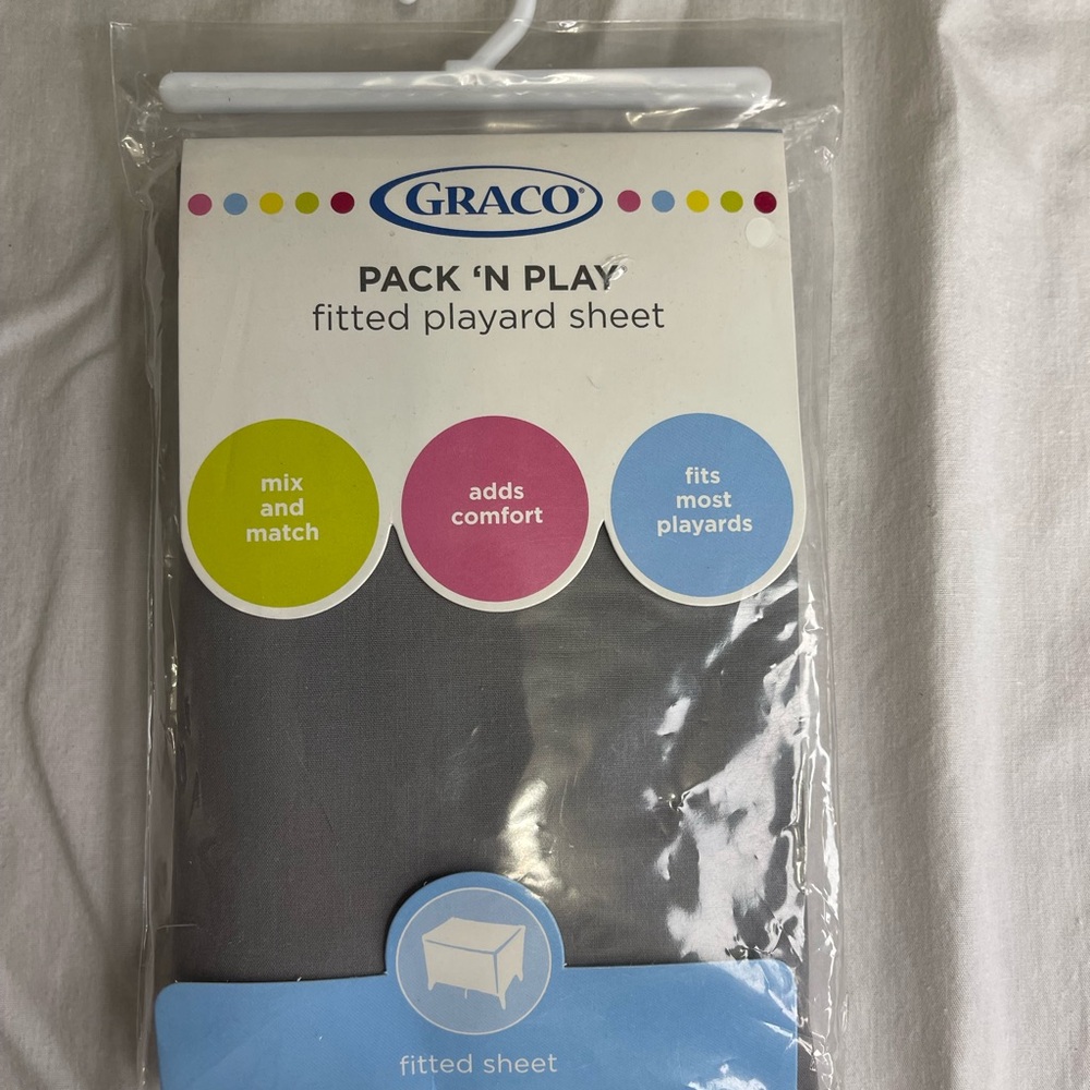 Grey Fitted Sheet - Picture 4 of 5